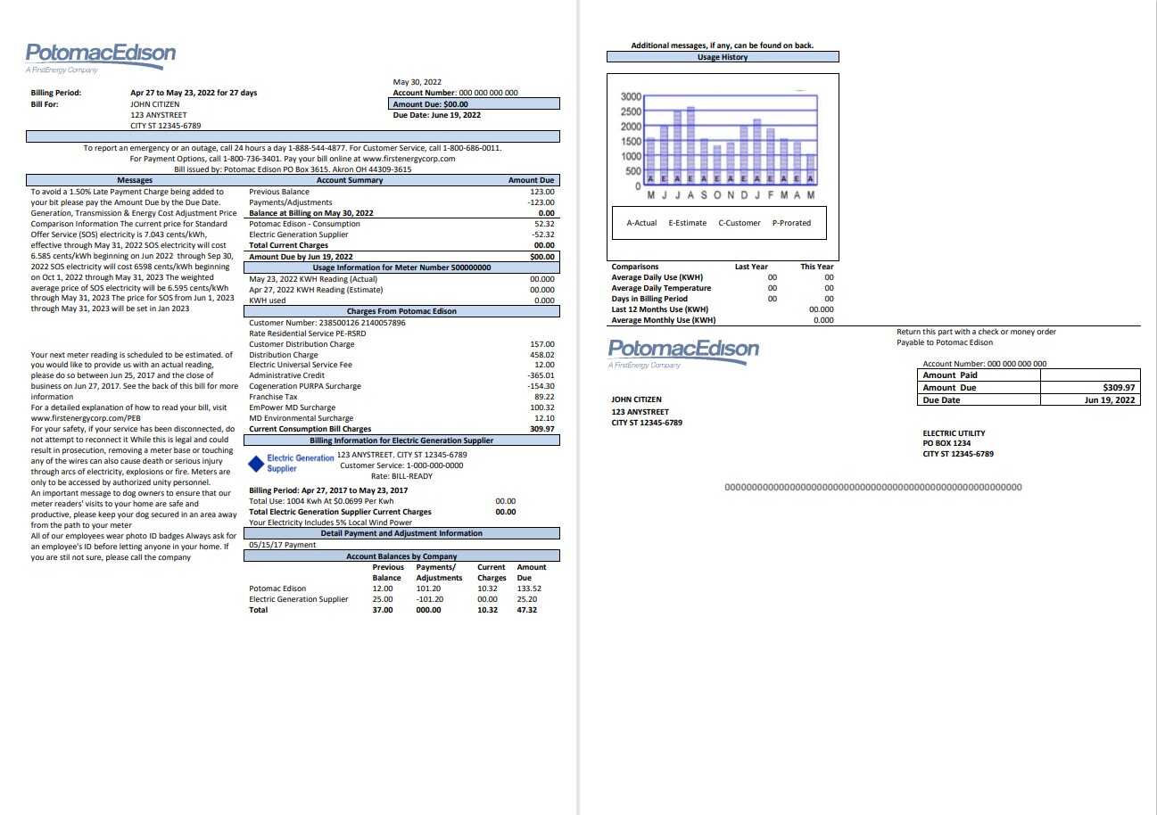  Minol USA business utility bill 